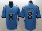 Men Tennessee Titans #8 Marcus Mariota Nike blue Color Rush Limited Jersey -BD