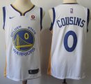 Nike Golden State Warriors #0 Cousins White nba basketball jerseys-S8