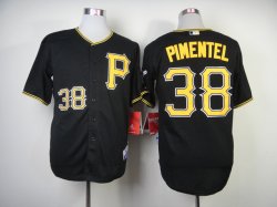 Pittsburgh Pirates Pimentel #38 black MLB throwback Jerseys