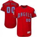 Custom Los Angeles Angels red Flexbase Authentic Collection Jersey