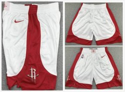 Nike Houston Rockets white nba shorts