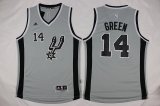 Revolution 30 San Antonio Spurs #14 Danny Green gray Stitched NBA Jersey