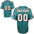 Miami Dolphins Customized Personalized Team Color Jerseys