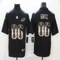 Nike Philadelphia Eagles #86 Zach Ertz black Color Rush Limited Jersey Goddess Fashion Edition