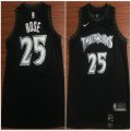 Minnesota Timberwolves #25 Derrick Rose black nike nba jersey