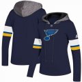 Custom Adidas St.Louis Blues blue Ice Hockey Hooded Sweatshirt