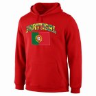 2018 World cup Portugal Fanatics Branded Devoted Pullover Hoodie - Red