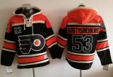 Philadelphia Flyers #53 Shayne Gostisbehere black Hockey Hooded Sweatshirt