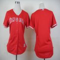 2015 women Los Angeles Angels blank red baseball jersey