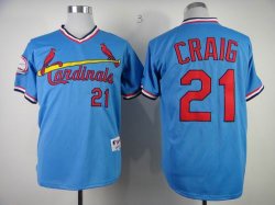 St.Louis Cardinals #21 Allen Craig blue MLB Jerseys