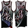 Philadelphia 76ers #3 Sports nba jerseys print -XD