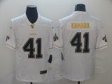 Nike New Orleans Saints #41 Alvin Kamara white throwback Color Rush Limited Jersey