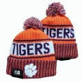 2024 Clemson Tigers orange purple NCAA Sport Cuffed Knit Hats