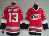 Carolina Hurricanes WHITNEY 13 red hockey jersey