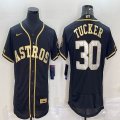 Nike Houston Astros #30 Kyle Tucker black Flexbase Authentic Collection Jersey