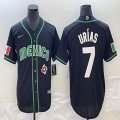 2023 World Cup Mexico #7 Julio Urias black majestic baseball jerseys 19