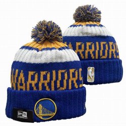 2024 Golden State Warriors blue white NBA Sports Cuffed Knit Hats 02