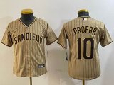 Youth Nike San Diego Padres #10 Jurickson Profar gold majestic mlb Jerseys-BD