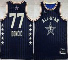 2024 NBA All Star jerseys #77 Doncic blue basketball jerseys Hot press font