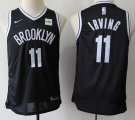 Youth Brooklyn Nets #11 Kyrie Irving black nike NBA Jerseys-S8