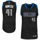 adidas Dallas Mavericks NOWITZKI 41 black Leopard color NBA Jerseys