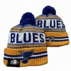 2024 St.louis Blues yellow blue white NHL Sports Cuffed Knit Hats