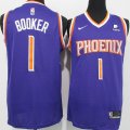 Nike Phoenix Suns #1 Devin Booker purple NBA basketball Jersey-XD