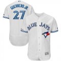 Toronto Blue Jays #27 Vladimir Guerrero Jr white Flexbase Authentic Collection Jersey