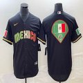 2023 World Cup Mexico blank black new majestic MLB baseball Jerseys-BD 75