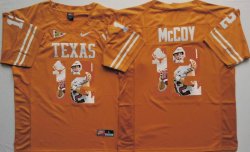 Texas Longhorns #12 Colt McCoy yellow fashion college football jersey