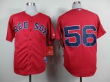 Boston Red Sox #56 Red MLB Jerseys