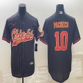 Nike Kansas City Chiefs #10 Isiah Pacheco black baseball jerseys Joint name-BD