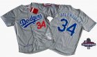 2024 World Series Champions Los Angeles Dodgers Fernando Valenzuela Mitchell & Ness Gray Road 1981 Cooperstown Collection Authentic Jersey