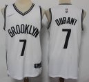 Nike Brooklyn Nets #7 Kevin Durant white NBA Jerseys 75th-S8