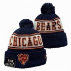 2024 Chicago Bears navy white orange NFL Sports Cuffed Knit Hats