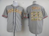 San Francisco 28# POSEY gray camo mlb jerseys