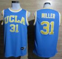 Addidas UCLA Bruins Reggie Miller 31 Blue College Basketball Jersey