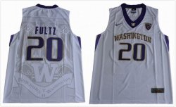 Washington Huskies Markelle Fultz 20 College Basketball Jersey - White