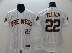 New York Yankees #22 Christian Yelich white Flexbase Authentic Collection Jersey