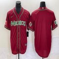 2023 World Cup Mexico red blank majestic baseball jerseys 18