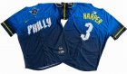 Men's Philadelphia Phillies Bryce Harper Nike Blue 2024 City Connect Limited Player Jerseys big size