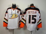 Anaheim ducks 15 Ryan Getzlaf white reebok nhl jerseys C patch