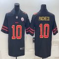 Nike Kansas City Chiefs #10 Isiah Pacheco black Color Rush Limited Jersey-BD