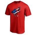 Men's Arizona Coyotes Fanatics Branded Red Banner Wave T-Shirt