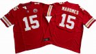 Kansas City 15# Patrick Mahomes red Nike Vapor F.U.S.E. Limited Jersey big size