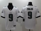 Nike Philadelphia Eagles #9 Nick Foles White Color Rush Limited Jersey