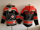 Philadelphia Flyers #17 Wayne Simmonds black Hockey Hooded Sweatshirt