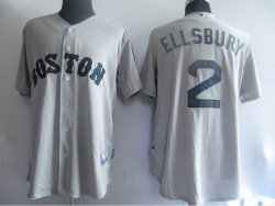 Boston Red Sox 2# ELLSBURY grey jerseys