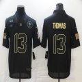 Nike New Orleans Saints #13 Micheal Thomas black Salute To Service Limited Jersey-BD