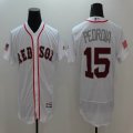 2016 Boston Red Sox Dustin Pedroia 15# white Flexbase Authentic Collection Jerseys